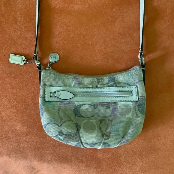 Coach Handbags - RARE Coach Signature Multicolor Crossbody Bag